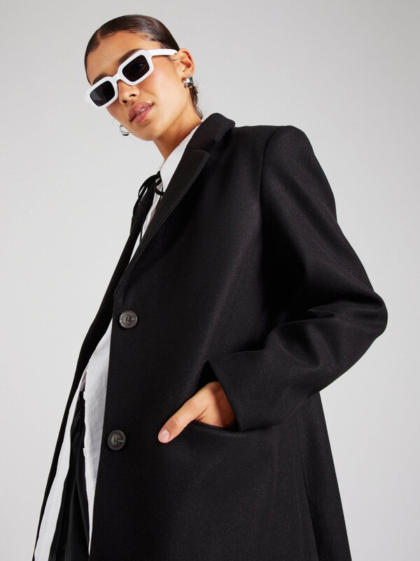 VILA Prechodný kabát 'Solo' čierna