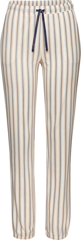 VIVANCE Pyžamové nohavice 'Dreams' béžová / námornícka modrá / oranžová / šedobiela