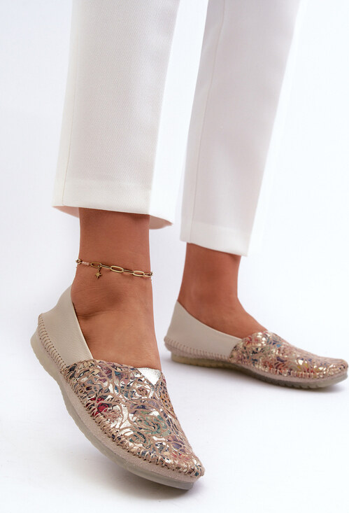 Dámske kožené balerínky Maciejka