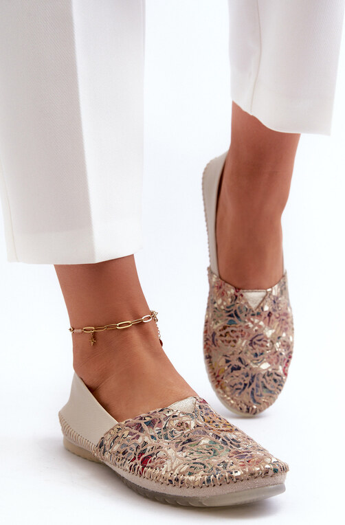 Dámske kožené balerínky Maciejka