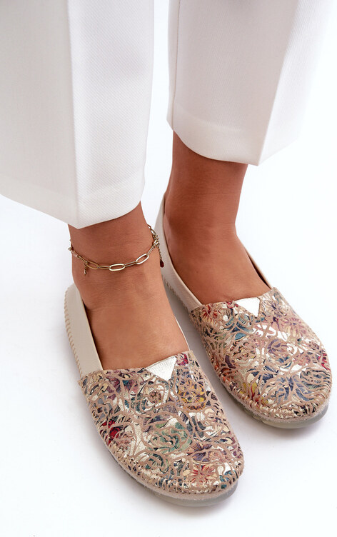 Dámske kožené balerínky Maciejka