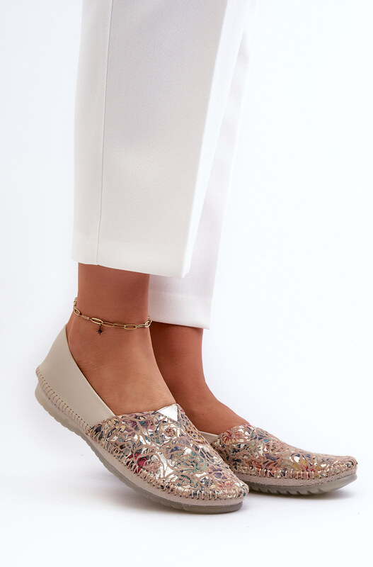 Dámske kožené balerínky Maciejka