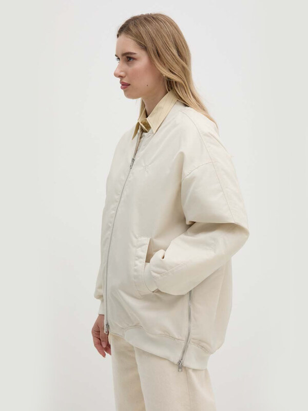 Calvin Klein dámsky béžový bomber