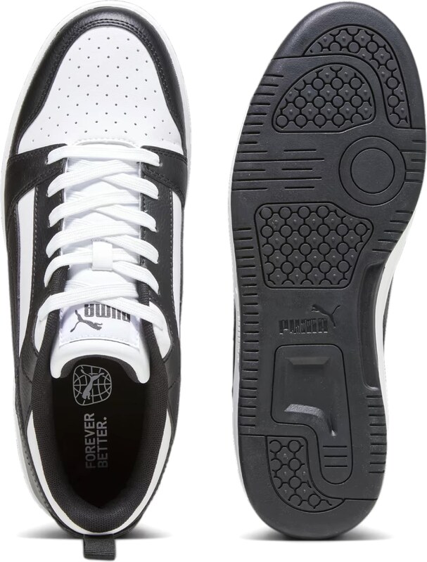 PUMA Nízke tenisky 'Rebound V6' čierna / biela