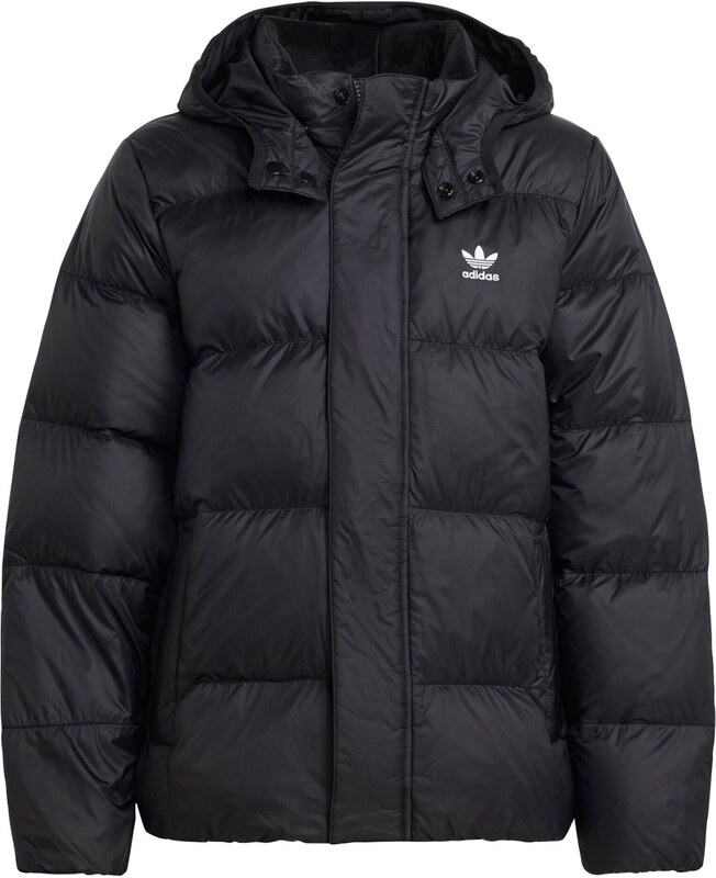 ADIDAS ORIGINALS Zimná bunda 'Adicolor' čierna / biela