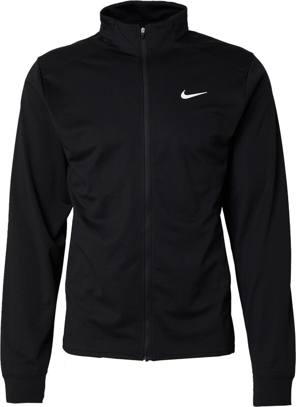 NIKE Športová mikina so zipsom 'Totality' čierna