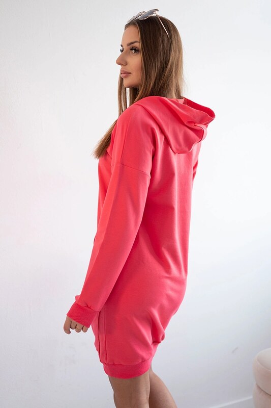 Kesi Šaty Roza s kapucňou