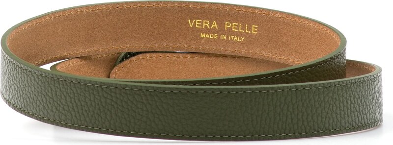 Blaire Dámsky kožený opasok olivovo zelený