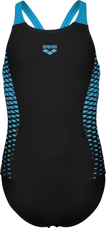 ARENA Jednodielne plavky 'OPENINGS' tyrkysová / čierna