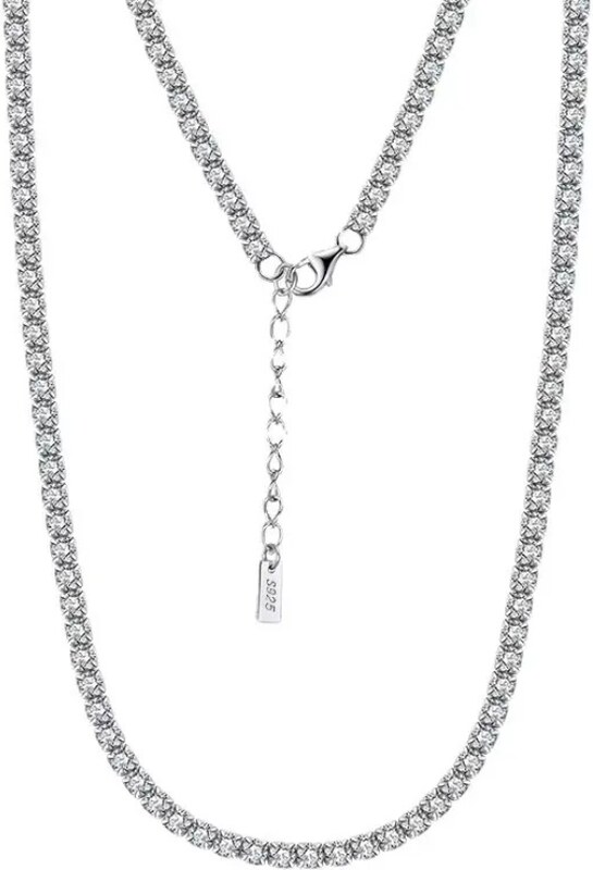 MAJYA Strieborná tenisová retiazka MYRA 45 cm | šírka 3 mm 11197