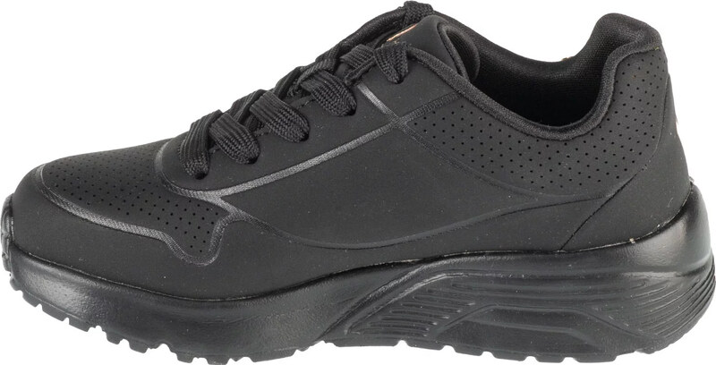 Čierne dievčenské tenisky Skechers JGoldCrown: Uno Lite - Metallic 314067L-BKGD