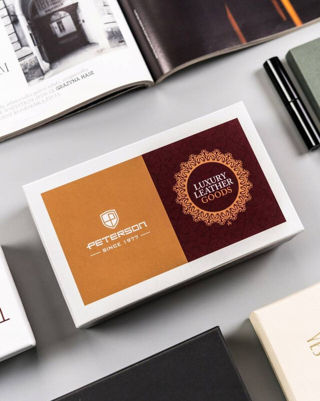 Peterson Červená hladká dámska kožená peňaženka Y163 [DH] PTN RD-21-GCL-Y