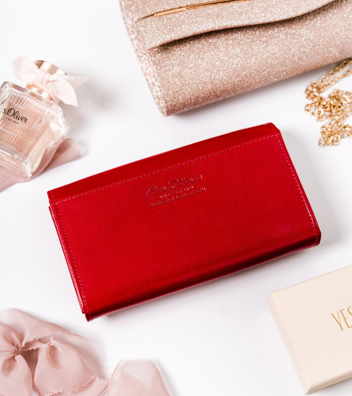 Peterson Klasická červená dámska peňaženka Y126 PTN 438 2-3-1-5989 R