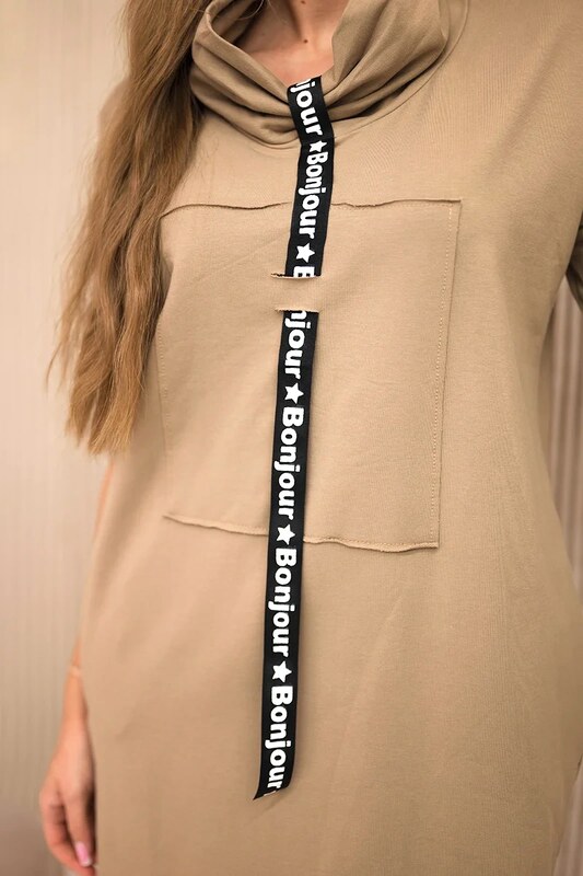 Šaty 0153 s ozdobným lemom