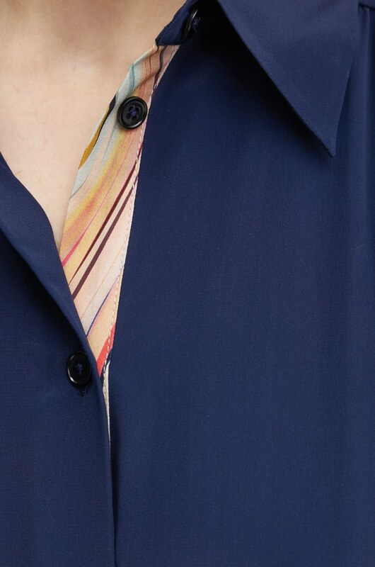 Šaty s prímesou hodvábu PS Paul Smith