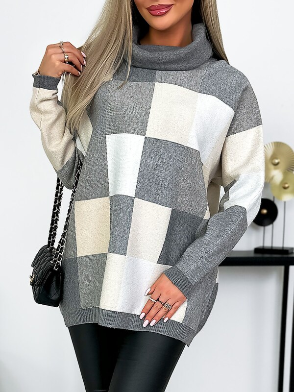 Fashionweek Dámsý sveter s oversized rolákom IT-BELISI