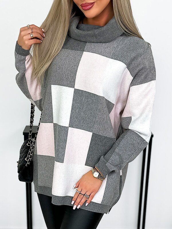 Fashionweek Dámsý sveter s oversized rolákom IT-BELISI