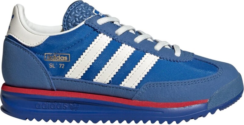 ADIDAS ORIGINALS Tenisky 'SL 72 RS' modrá / zlatá / červená / biela
