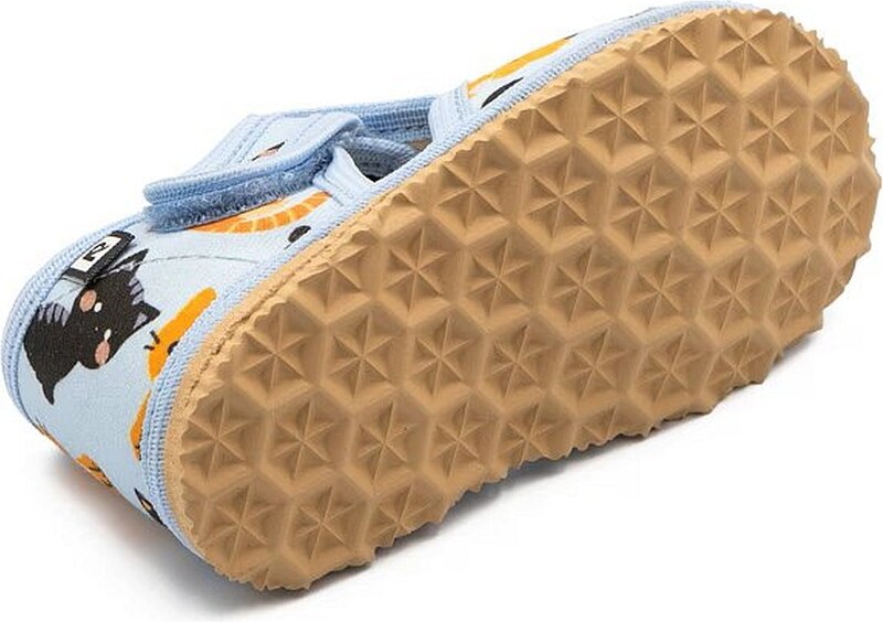 Papučky RAK modré mačičky