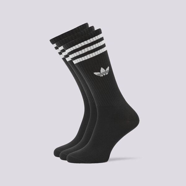 Adidas Ponožky 3-Pack Solid Socks High Crew ženy Doplnky Ponožky IL5015
