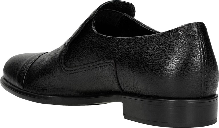 Wojas Dámske Čierne Mokasíny Z Hladkej Kože