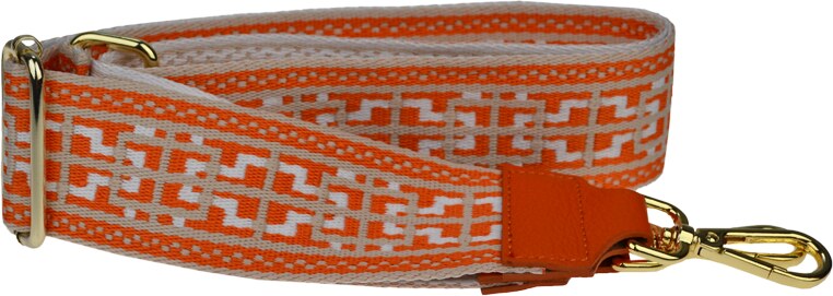Oranžová kožená talianska crossbody kabelka Bala Arancione s prídavným pruhom II NovaKabelka.sk
