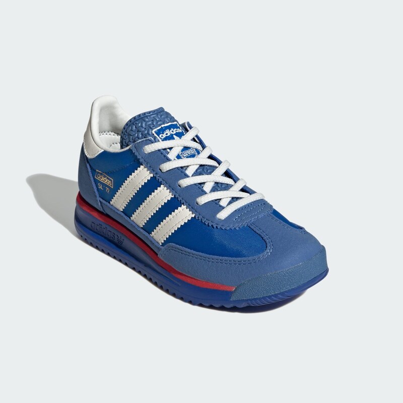 ADIDAS ORIGINALS Tenisky 'SL 72 RS' modrá / zlatá / červená / biela