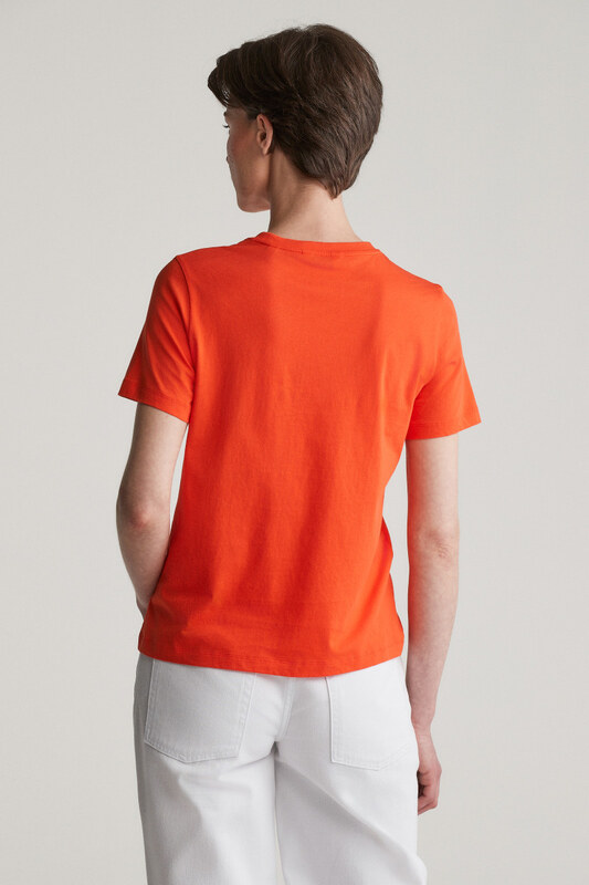 TRIČKO GANT REG GRAPHIC SS T-SHIRT ORANGE RED