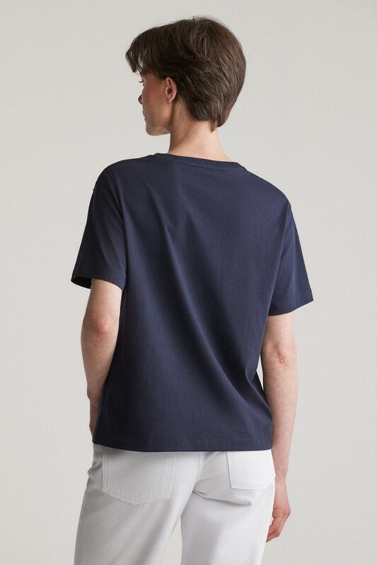 TRIČKO GANT GRAPHIC SS T-SHIRT EVENING BLUE