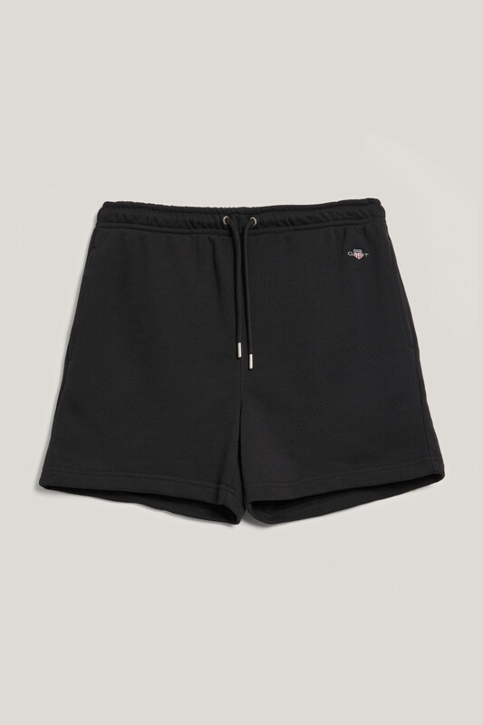 TEPLÁKOVÉ ŠORTKY GANT REG SHIELD SHORTS BLACK