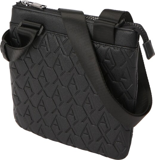 ARMANI EXCHANGE Taška cez rameno 'LIAM' čierna