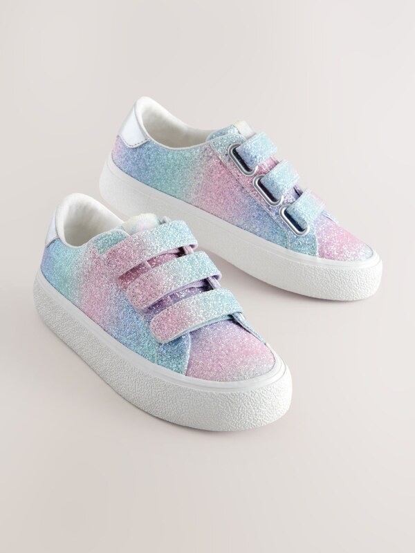 Next Tenisky svetlomodrá / mätová / ružová / strieborná