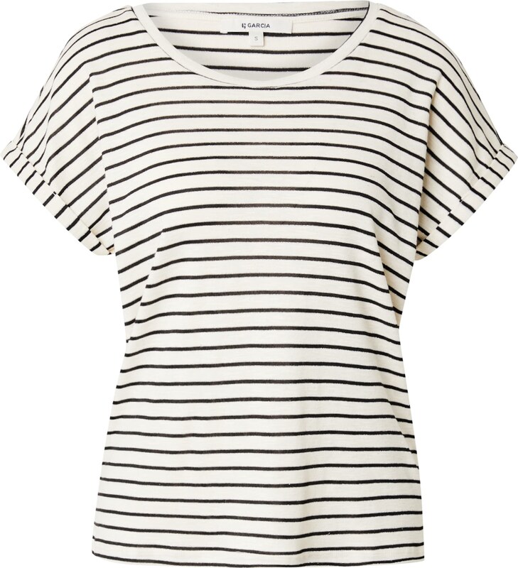 GARCIA Tričko čierna / biela