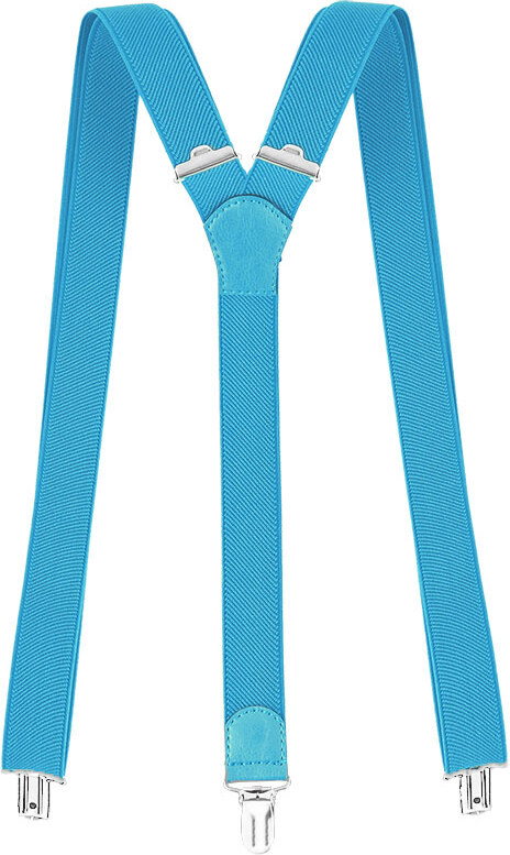 Traky na nohavice modré šírka 2,5 cm