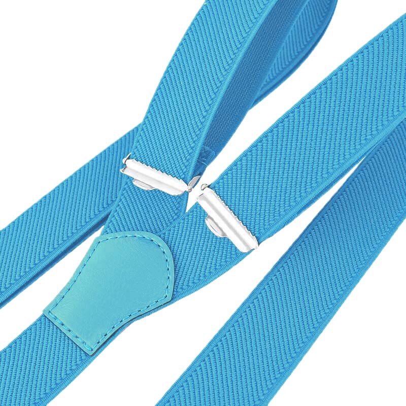 Traky na nohavice modré šírka 2,5 cm