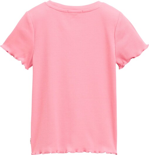 TOM TAILOR Tričko ružová / pitaya / čierna