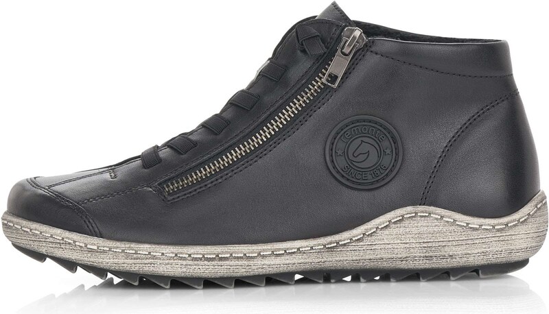 RIEKER Dámska členková obuv REMONTE R1498-01 čierna W5