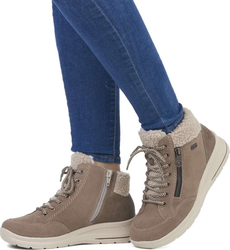 Dámska členková obuv RIEKER L7701-24 béžová W5
