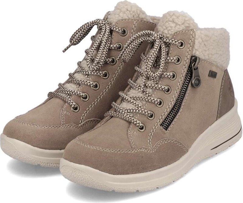 Dámska členková obuv RIEKER L7701-24 béžová W5