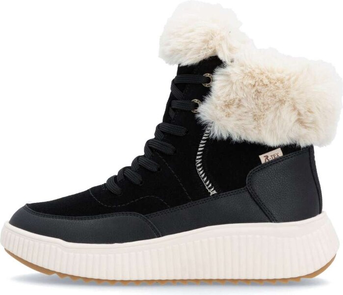 Dámska členková obuv RIEKER REVOLUTION W1773-00 čierna W4