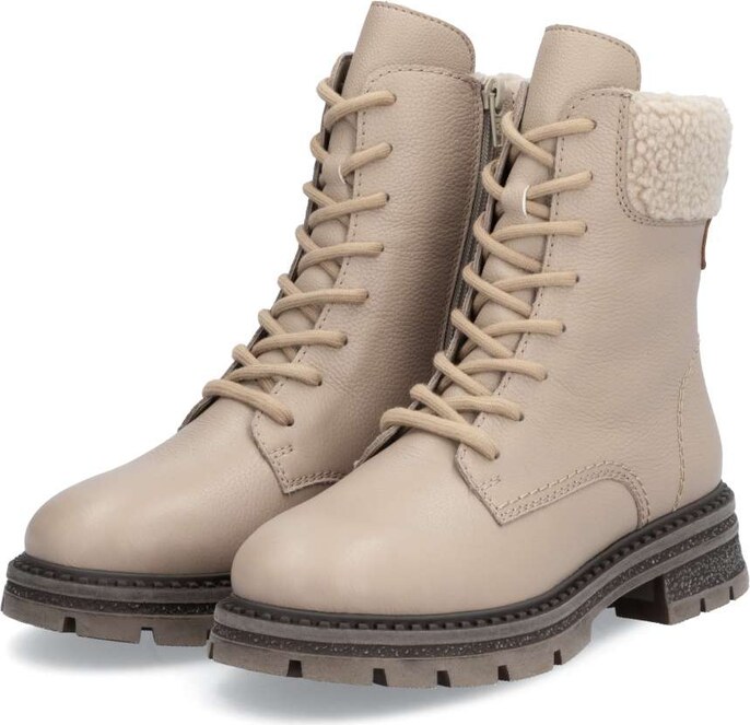 Dámska členková obuv RIEKER Z9805-20 béžová W4