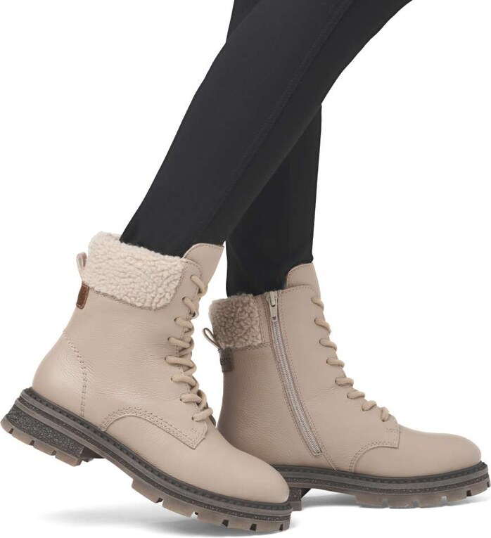 Dámska členková obuv RIEKER Z9805-20 béžová W4