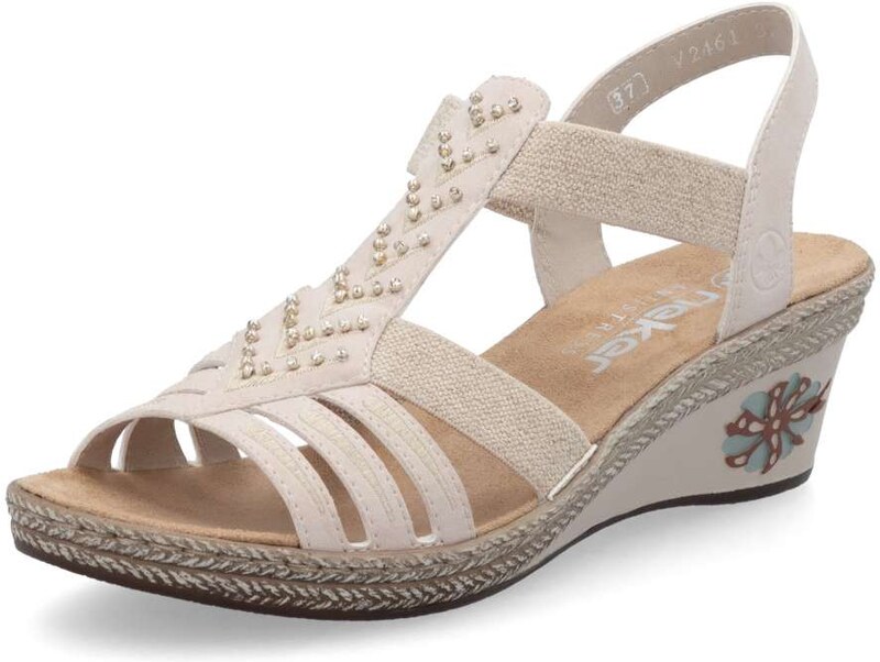 Dámske sandále RIEKER V2461-31 ružová S5