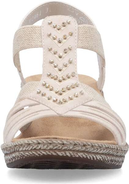 Dámske sandále RIEKER V2461-31 ružová S5