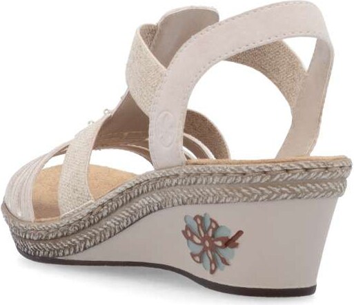 Dámske sandále RIEKER V2461-31 ružová S5