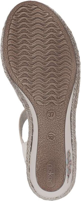 Dámske sandále RIEKER V2461-31 ružová S5