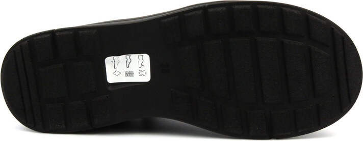 Dámské kotníkové boty se dvěma zipy - HELIOS Komfort 595, šedé