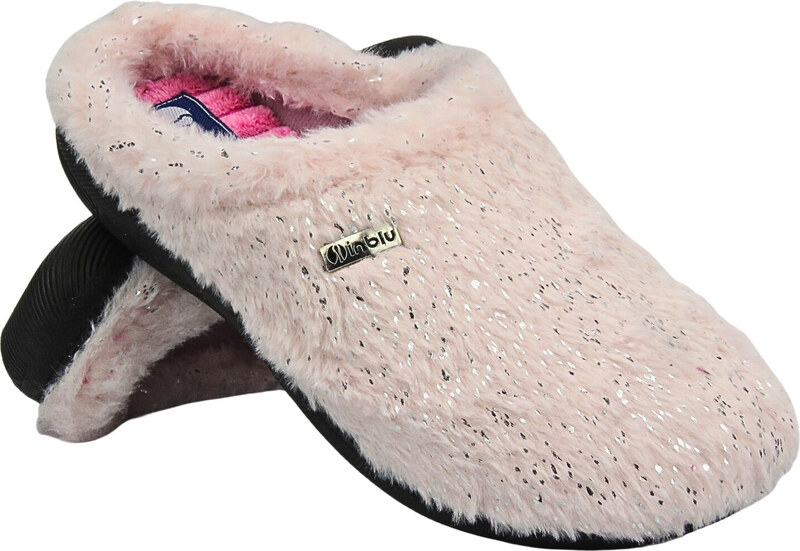 Dámské pantofle - INBLU ELOISE Pink Slip-on Slippers
