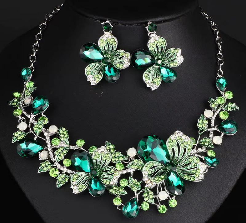 B-TOP Farebná súprava súprava s kryštálovými kvetmi