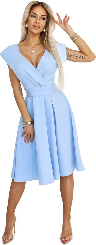 NUMOCO Dámske šaty 348-12 SCARLETT